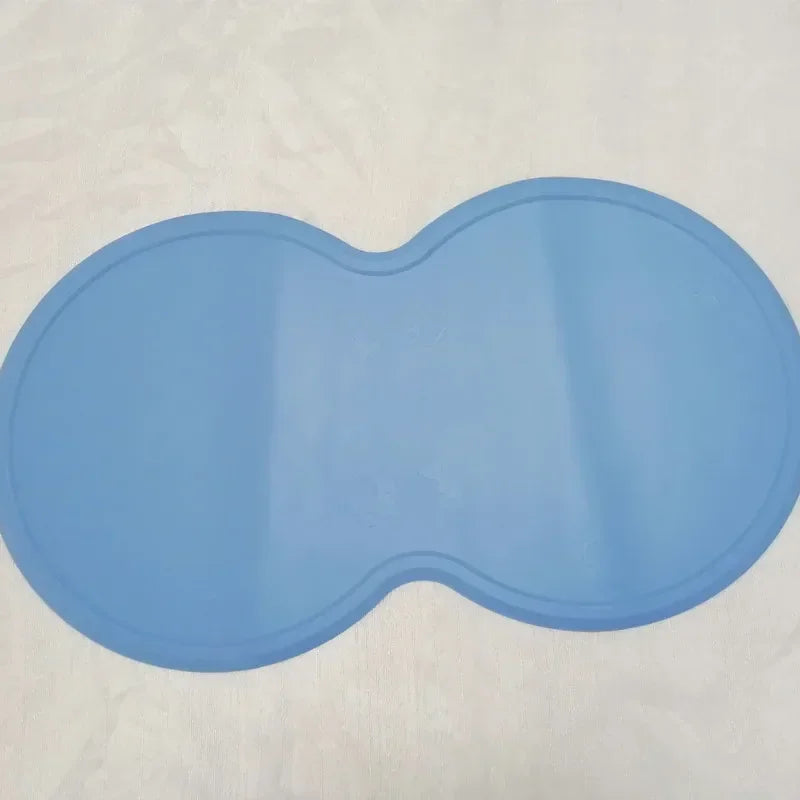 48*27cm Pet Dog Puppy Cat Feeding Mat Pad Cute Cloud Shape Silicone Dish Bowl Food Feed Placement Dog Accessories
