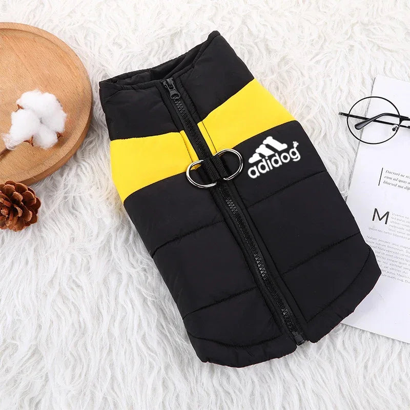 Waterproof Warm Dog Clothes Pet Coat Winter Vest Padded Zipper Jacket Dog Clothing for Small Medium Big Dogs The Dog Face Outfit