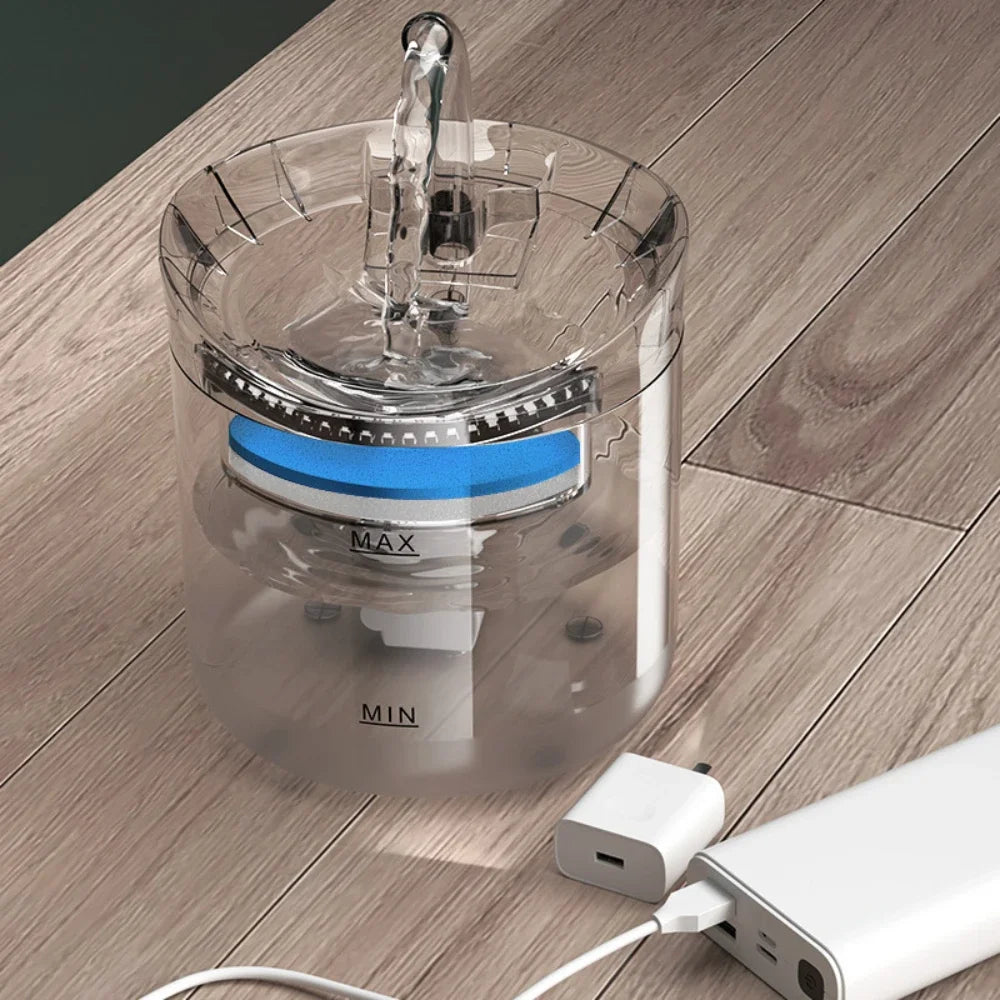 Cat Water Fountain Auto Filter USB Electric Mute Cat Drinker Bowl 1.5L Recirculate Filtring Drinker for Cats Pet Water Dispenser