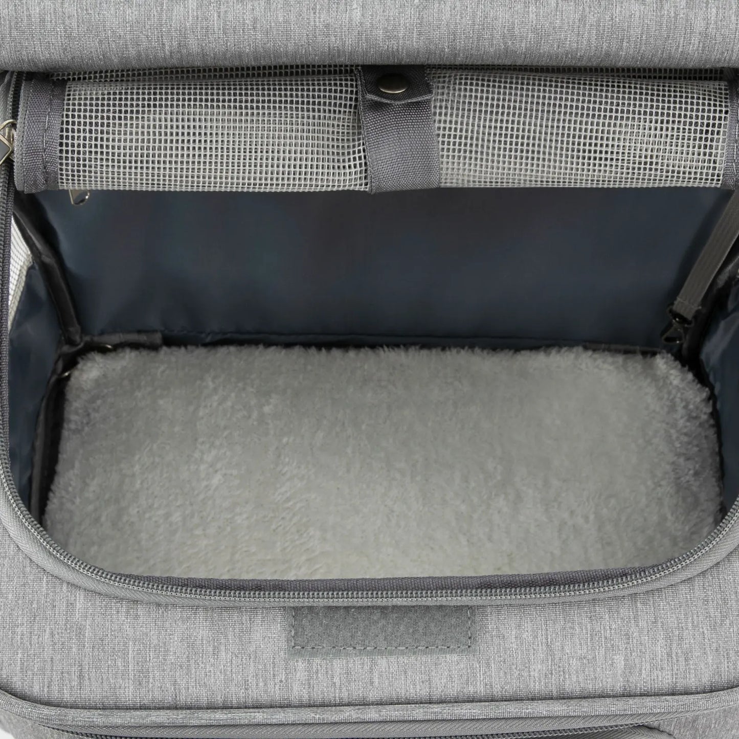 Cat Carrier Double-Compartment Pet Rolling Carrier with Wheels Super Ventilated Design,Ideal for Traveling Camping