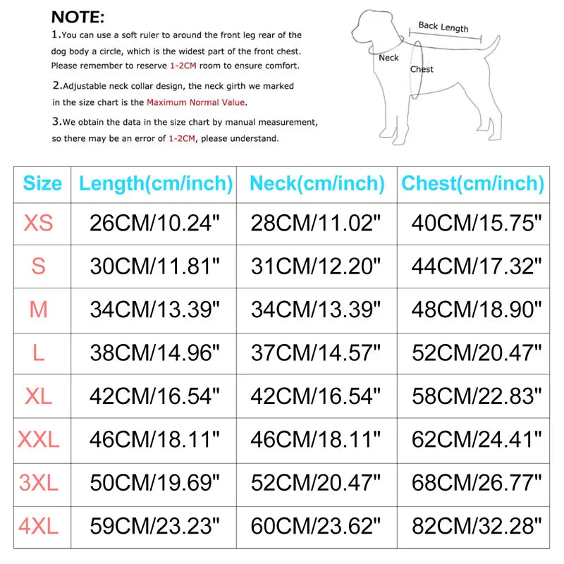 Winter Warm Dog Jacket Waterproof Pet Coat for Small Large Dog Clothes Fleece with Harness Puppy Vest Chihuahua Labrador Costume
