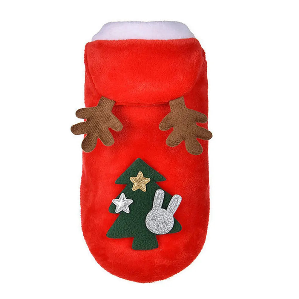 Christmas Pet Clothes Winter Warm Pet Dog Cold Weather Coats Dog Christmas Clothes