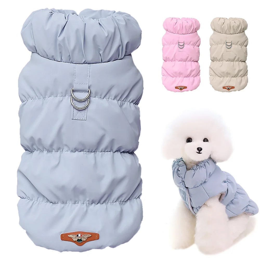 Soft Warm Dog Clothes Winter Padded Puppy Cat