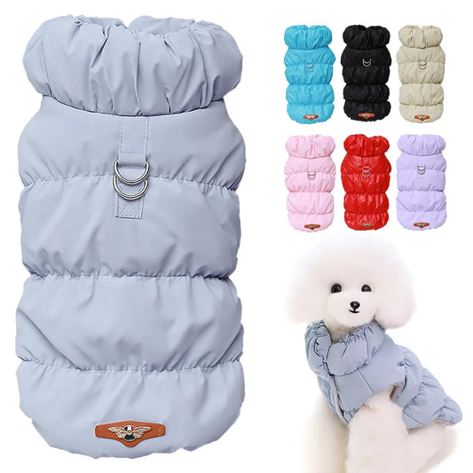 Soft Warm Dog Clothes Winter Padded Puppy Cat