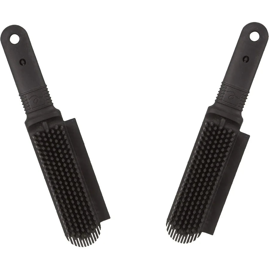 Plus Pet Hair Rubber Brush with Squeegee Easily Remove Fur and Lint from Clothing Carpets and Furniture Gently Groom Dogs and C