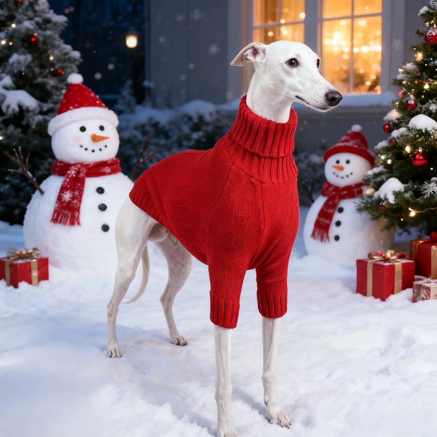 2PCS （Sweaters and knit hats）Fall & Winter Dog Sweater and Beanie Set Warm and Comfortable Dog Apparel
