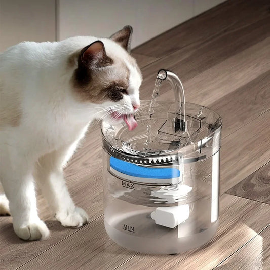 Cat Water Fountain Auto Filter USB Electric Mute Cat Drinker Bowl 1.5L Recirculate Filtring Drinker for Cats Pet Water Dispenser