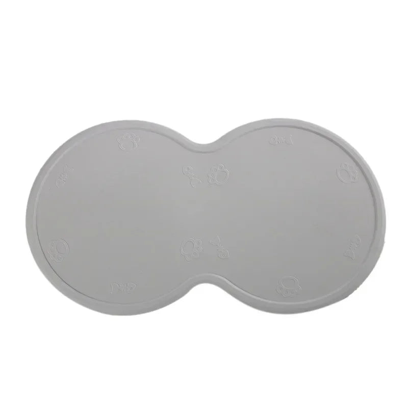 48*27cm Pet Dog Puppy Cat Feeding Mat Pad Cute Cloud Shape Silicone Dish Bowl Food Feed Placement Dog Accessories
