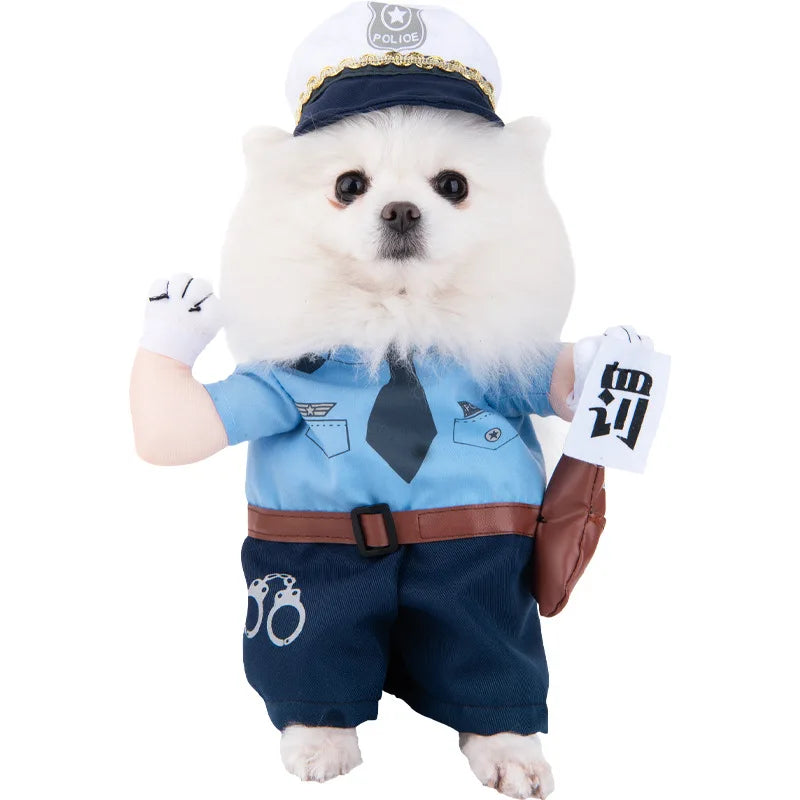 1PCS Halloween Dagger Pet Transformation Dress Festival Funny Knife Holding Dog Clothes Cat Standing Dress Pet Dress Up