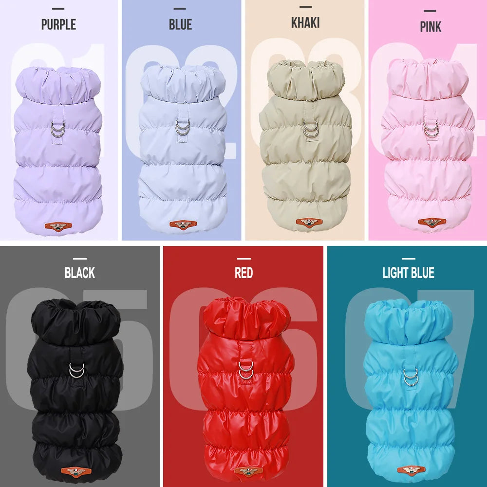 Soft Warm Dog Clothes Winter Padded Puppy Cat